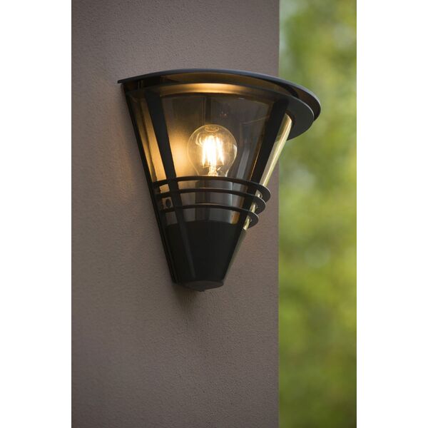 LIVIA Wall Light IP44 W11.5 L27 H25cm Black