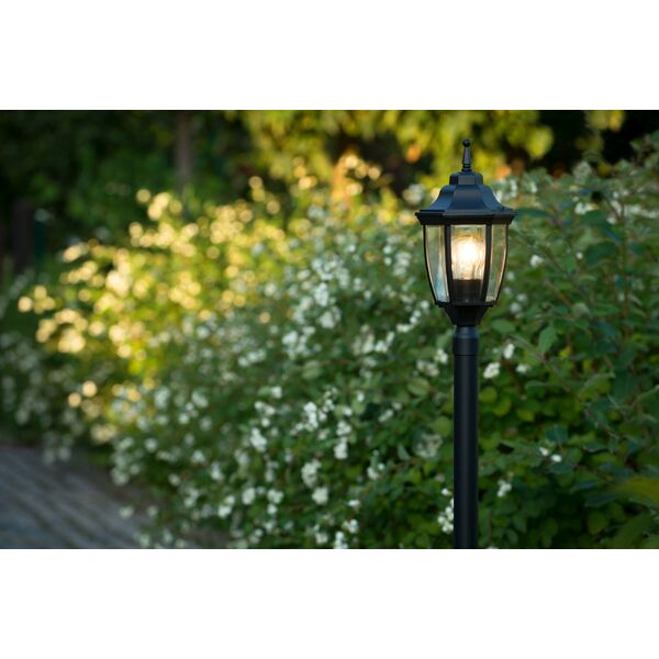 Outdoor lighting post H120cm E27 Black