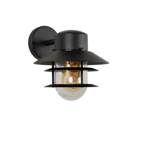 ZICO Wall light IP44 1x E27 - Black