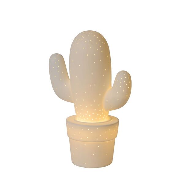 CACTUS Table Lamp Ceramic E14 H30.5 Ø20cm White