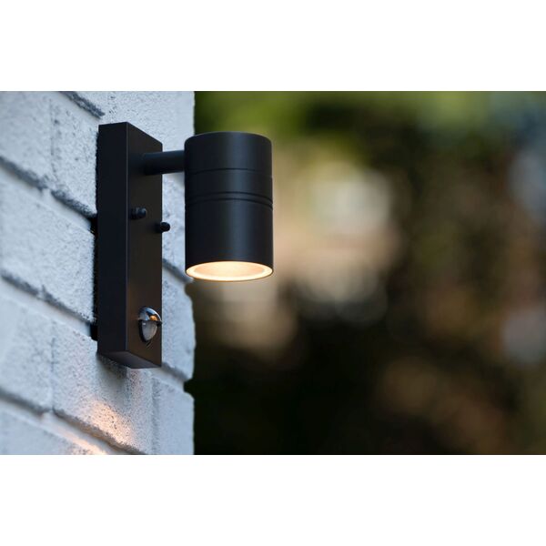 ARNE-LED Wall Light +IR 1xGU10/5W 2700K Black