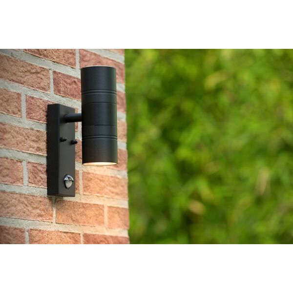 ARNE-LED Wall Light +IR 2xGU10/5W Black