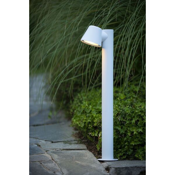 DINGO LED Bollard H70cm IP44 GU10/4.5W White