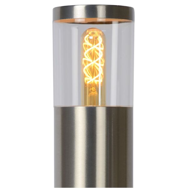 FEDOR Bollard Light E27/40W H49.5cm Satin Chrome