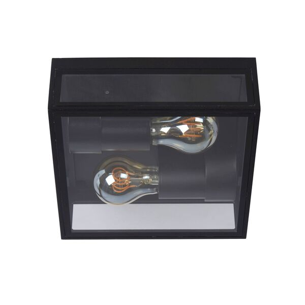 DUKAN Outside Ceiling light 2xE27/15W Black