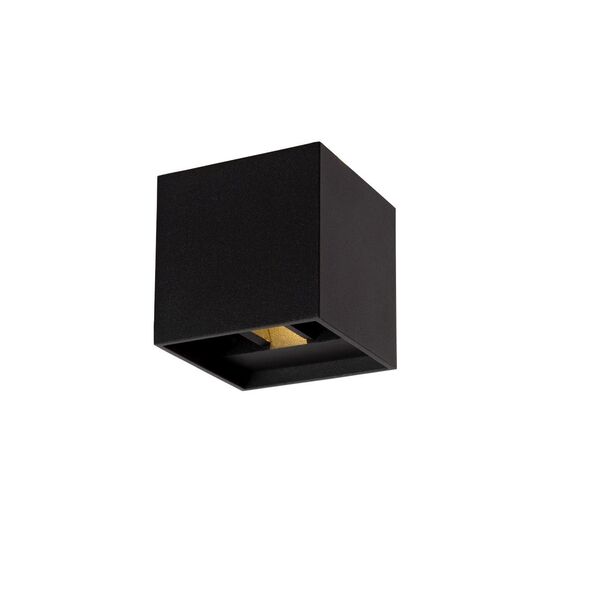 XIA Wall Light IP54 LED 2W 8/8/8cm Black