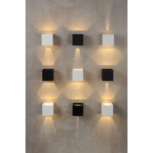 XIA Wall Light IP54 LED 2W 8/8/8cm Black