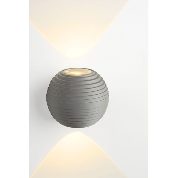 AYO Wall Light LED 2x3W IP54 Grey