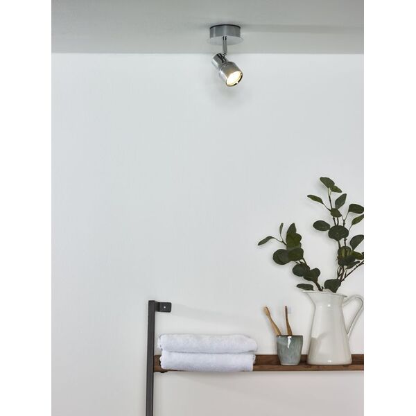SIRENE-LED Spot 1xGU10/5Wincl. Ø10 H11.5cm Chrom