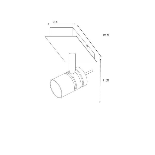 TWINNY-LED Spot GU10/5W incl Dimmable White