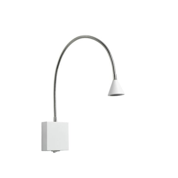 BUDDY Wall Light LED 3W flex L54 (8x8x2,5cm) White