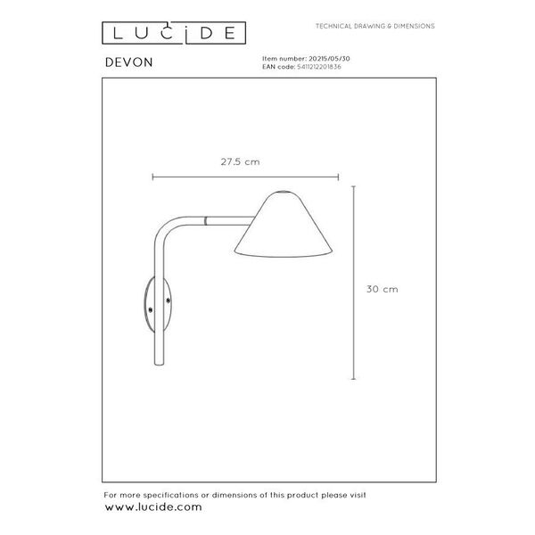 Бра DEVON 20215/05/30
