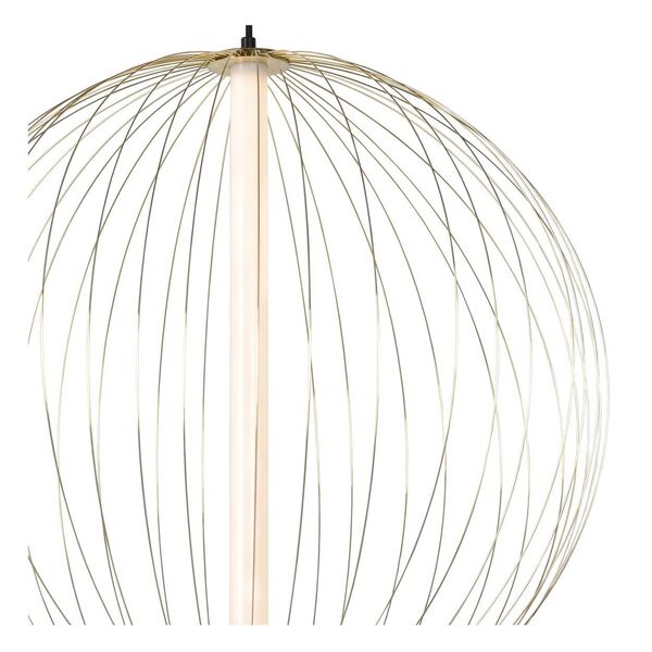CARBONY Pendant Ø 60cm Int LED 10W/3000K Brass