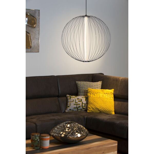 CARBONY Pendant Ø 60cm Int LED 10W/2700K Black
