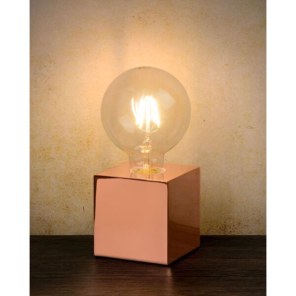 CUBIDO Table Lamp E27/5W incl H19 Ø9.5cm Copper