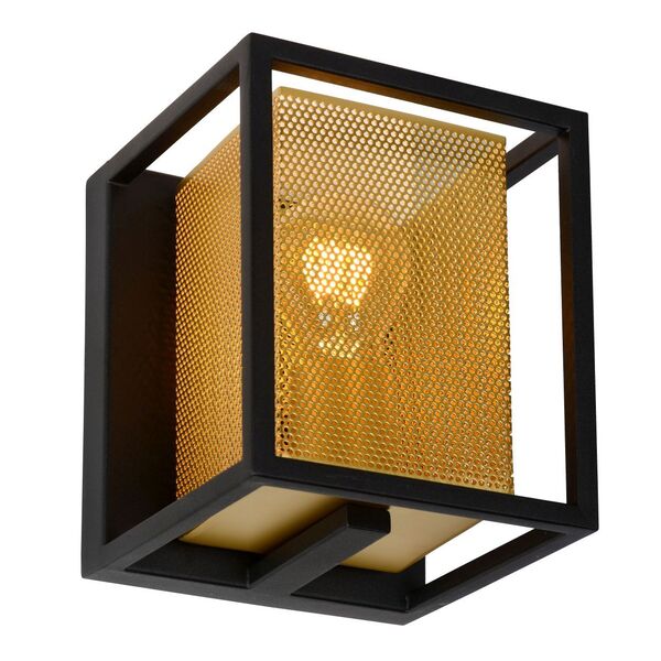 SANSA Wall light 1xE27/40W Black/Gold