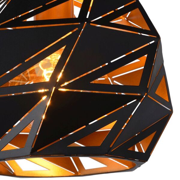 MALUNGA Pendant E27 Ø25cm Black/Gold