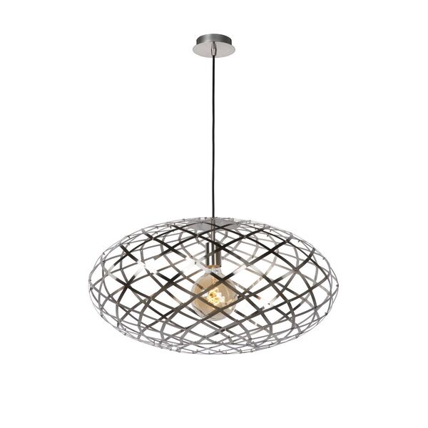 WOLFRAM Pendant  E27 Ø 65cm Satin Chrome
