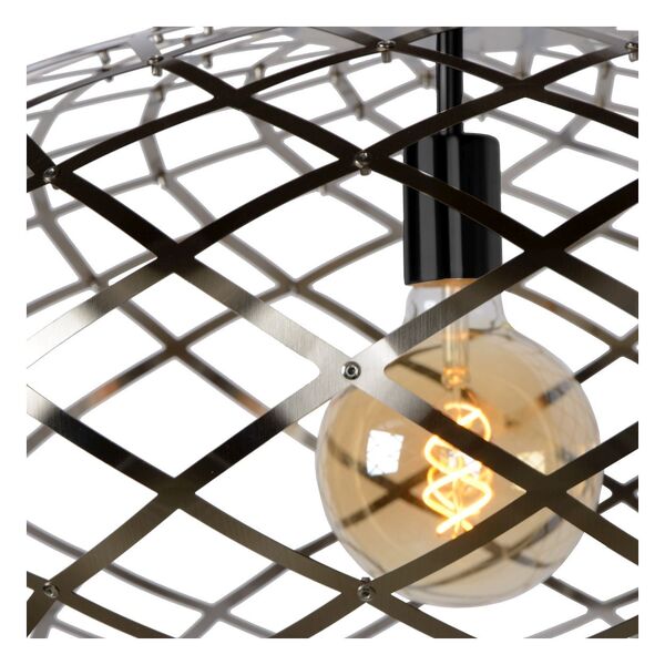 WOLFRAM Pendant  E27 Ø 65cm Satin Chrome