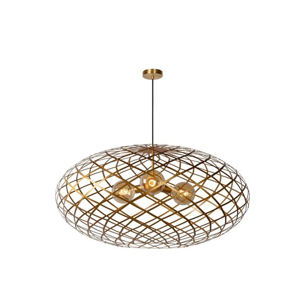 WOLFRAM Pendant 3x E27 Ø 99cm Sandy Gold