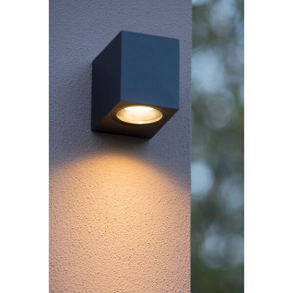 ZORA-LED Wall Light GU10/5W L9 W6.5 H8cm Black