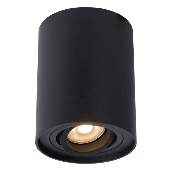 TUBE Spot Round GU10 D9.6 H12.5cm Black