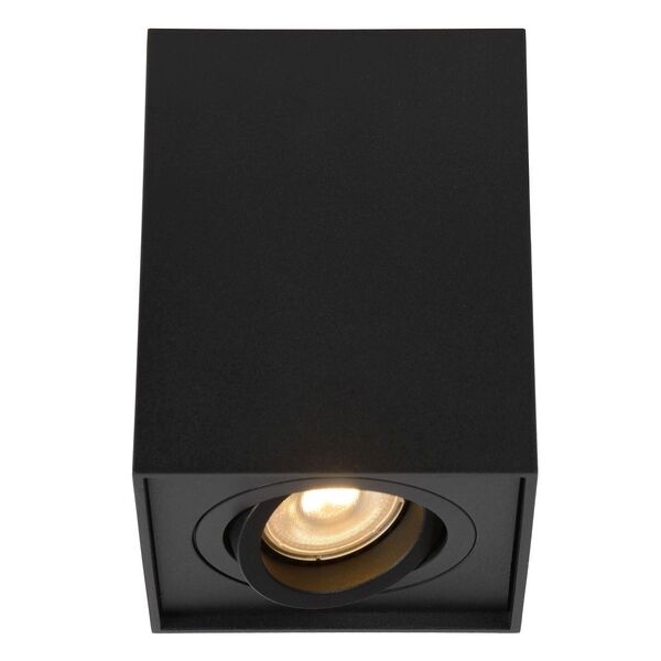TUBE Spot GU10 built upSquare 9.6/9.6/12.5cm Black
