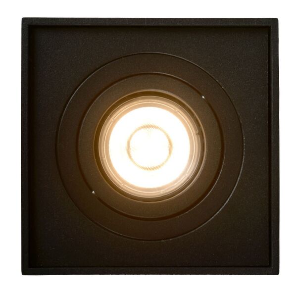 TUBE Spot GU10 built upSquare 9.6/9.6/12.5cm Black