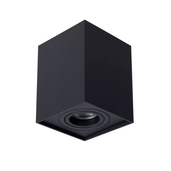 TUBE Spot GU10 built upSquare 9.6/9.6/12.5cm Black
