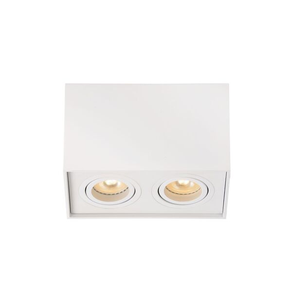 TUBE Spot 2xGU10 built up White