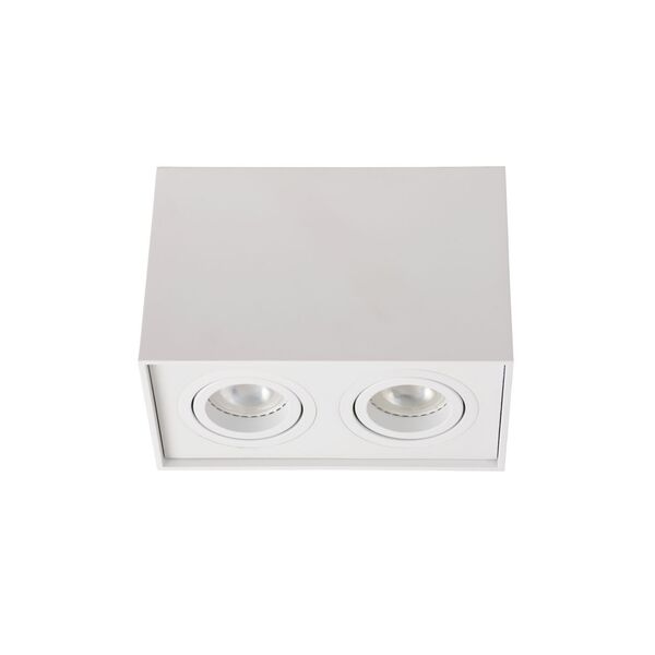 TUBE Spot 2xGU10 built up White