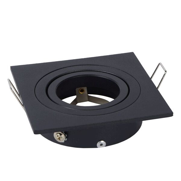 TUBERecessed Downlight Square Ø9.2cm Black
