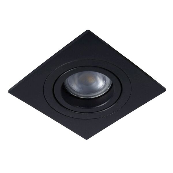 TUBERecessed Downlight Square Ø9.2cm Black