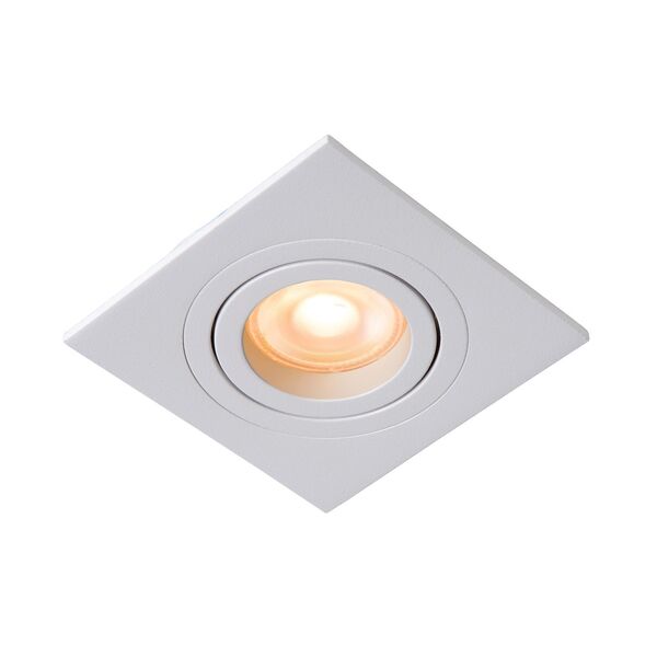 TUBE Spot Square D9.2cm GU10 excl White