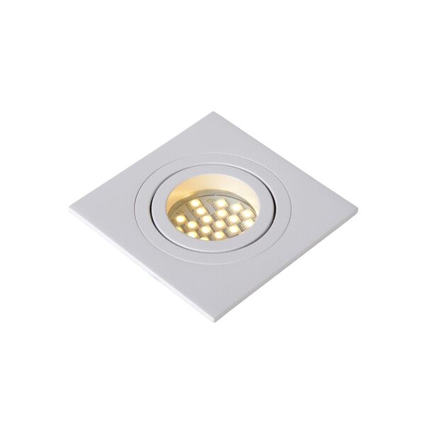 TUBE Spot Square D9.2cm GU10 excl White