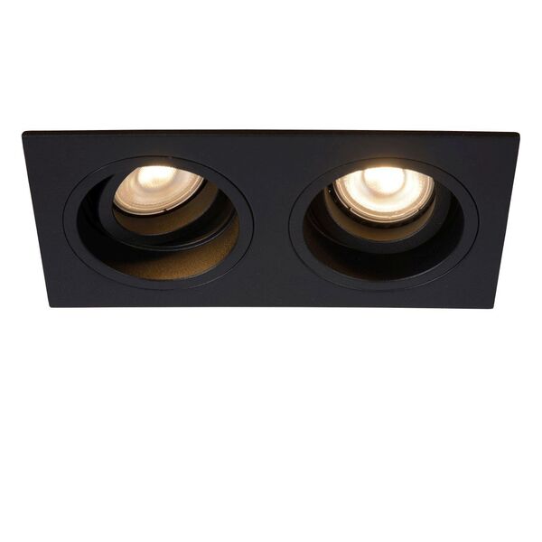 EMBED Recessed spotlight GU10 2x50W Black