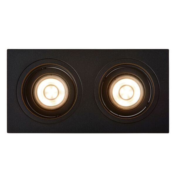 EMBED Recessed spotlight GU10 2x50W Black