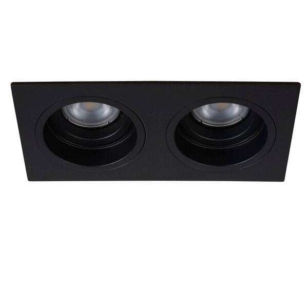 EMBED Recessed spotlight GU10 2x50W Black