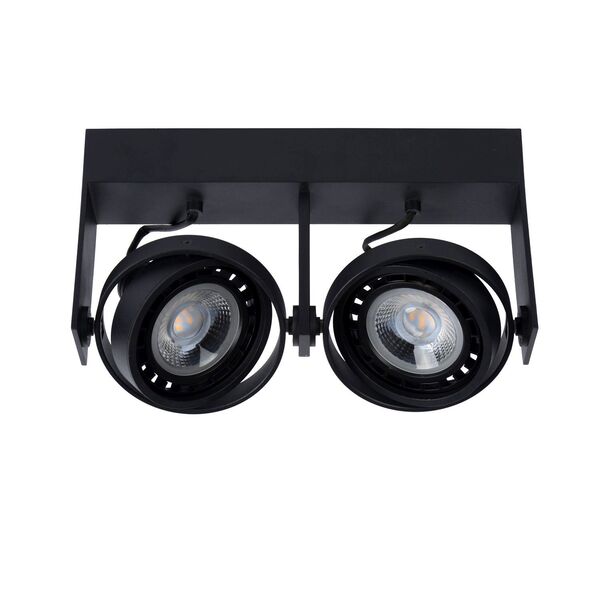 GRIFFON Ceiling spotlight Dim-to-warm 2xGU10 12W B