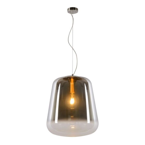 GLORIO Pendant E27 Ø45 H50cm Smokey