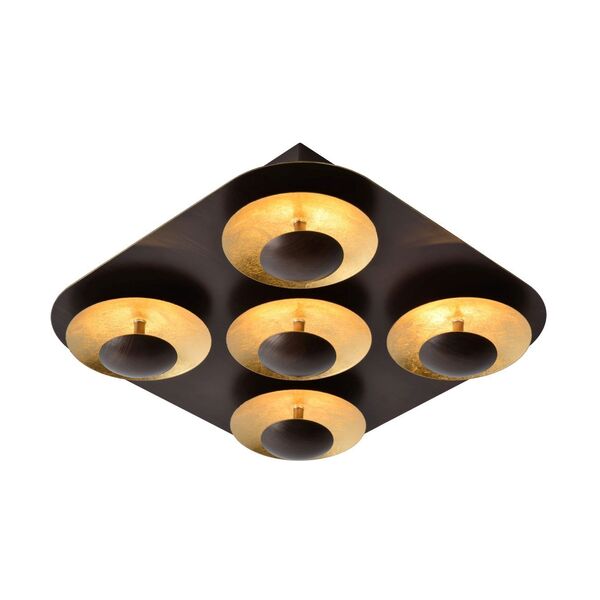 AMINE Ceiling Light LED 5x5W 34/34cm Rust Brown