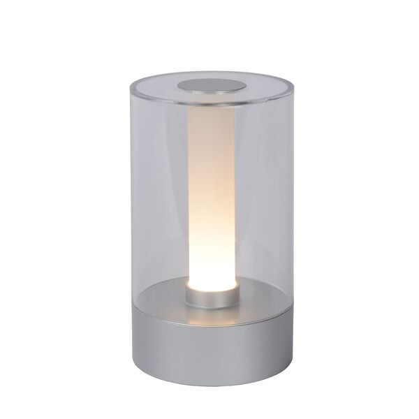 TRIBUN Table lamp Led 3W Silbergrey / Plexi