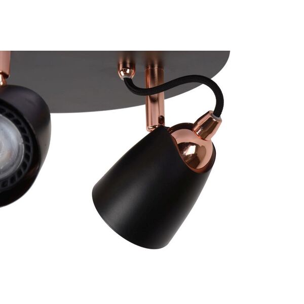 RIDE-LED Spot 3xGU10/5W incl 3000K Red Copper