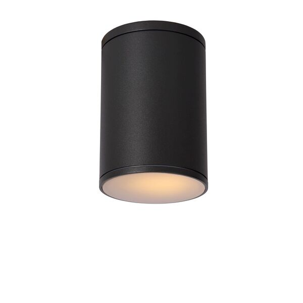 TUBIX Ceiling Light IP54 H15.3 D10.8cm Anthracite