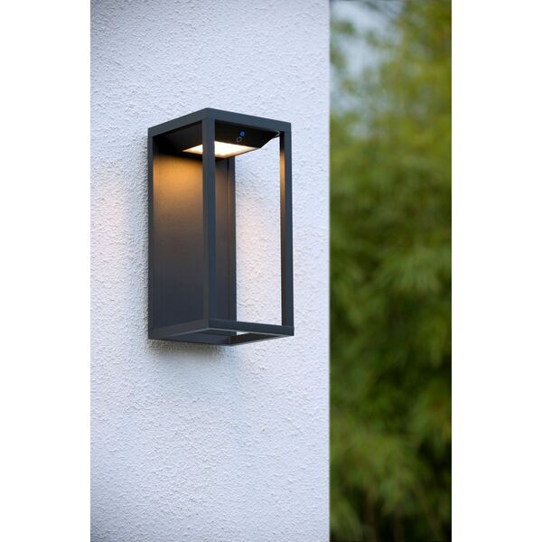 TENSO SOLAR Ceiling Light H29cm IP54 Anthracite