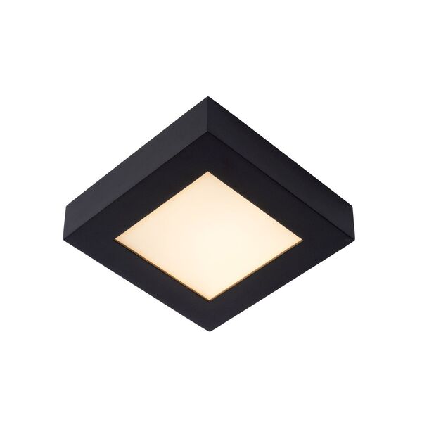 BRICE-LED Ceiling L Dimmable 15W Square IP44 Black