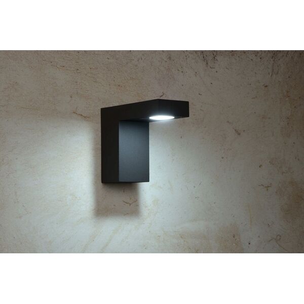 TEXAS Wall Light IP54 H12 L15 LED 6W Anthracite