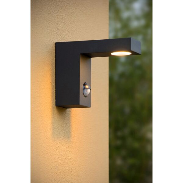 TEXAS-IR Wall Light IP54 H12 L15 LED 6W Anthracite