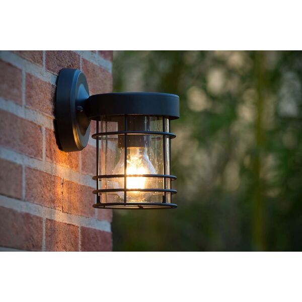 KEPPEL Wall Light IP23 E27 H19cm Black