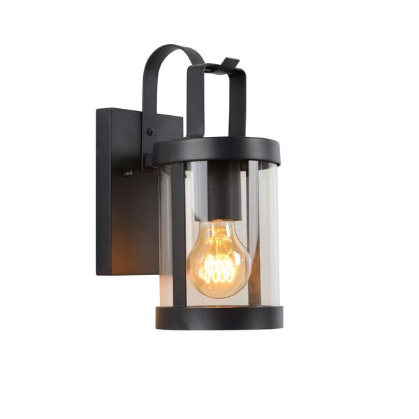 LINDELO Wall Light IP23 E27 H28cm Black